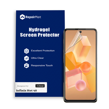 Infinix Hot 40 Compatible Premium Hydrogel Screen Protector